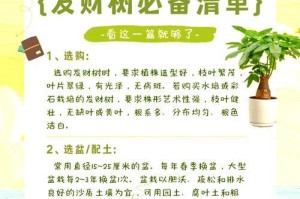 发财树的繁殖方法与注意事项（以扦插时间为关键，学会正确繁殖发财树）